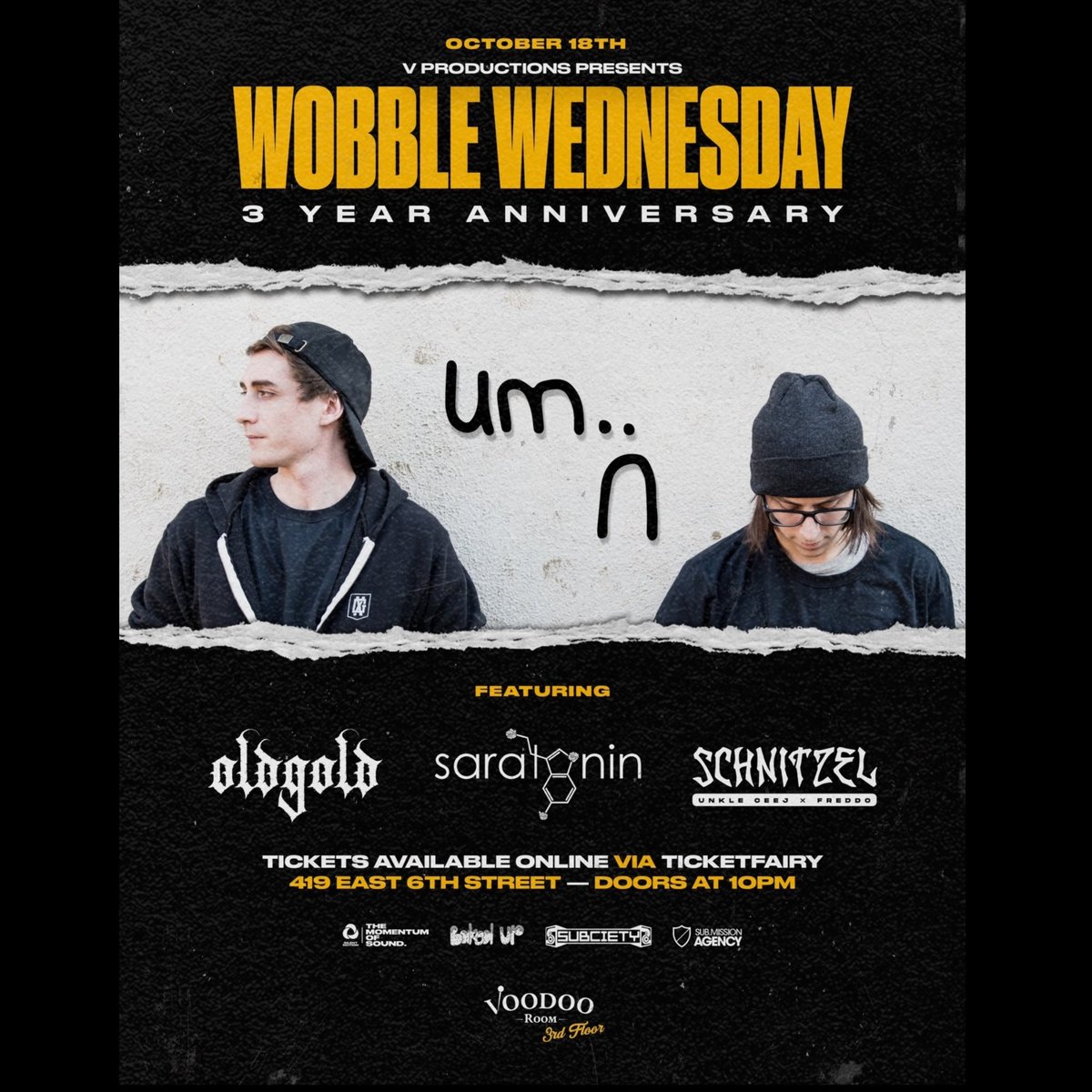 We have some awesome Wobble Wednesdays coming up for our Sugaa Squaad! 🍭 

9/13 🧁 10/4 🧁 10/18

Save the dates and swipe to see the lineups 😁 Can’t wait to party with everyone!