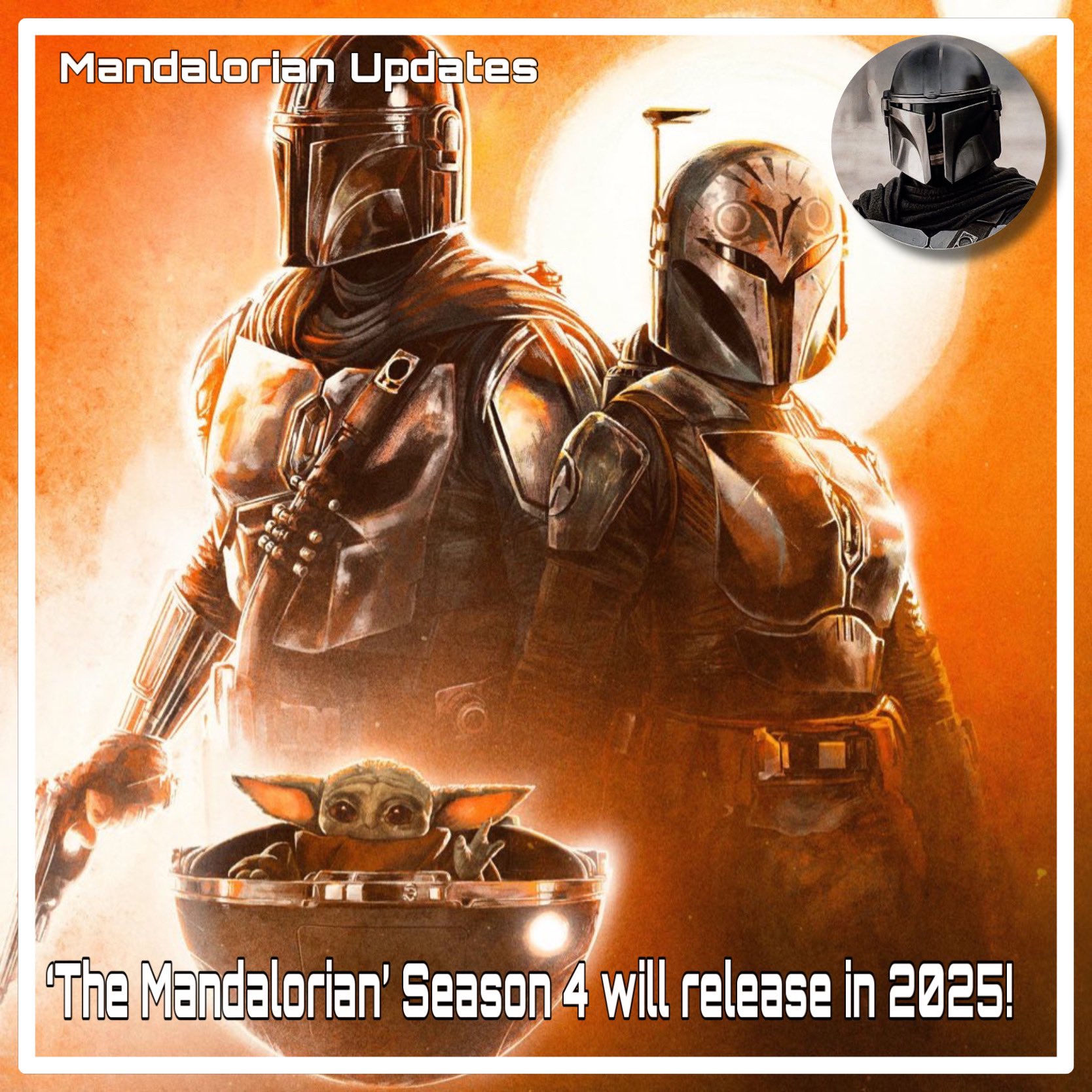 スターウォーズ　THE MANDALORIAN ポスター THE MANDALORIAN スターウォーズ - On The Run / ポスター