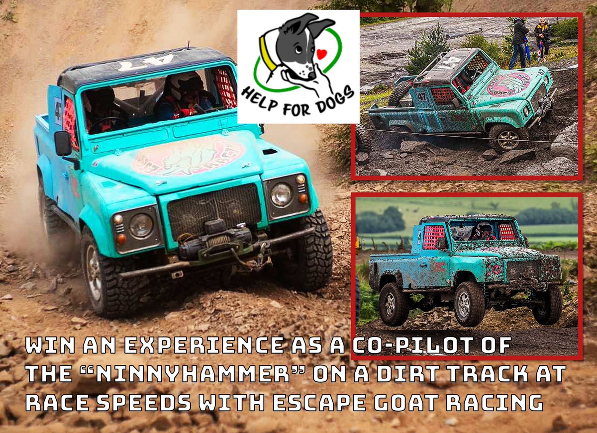 Auction! Get bidding!

Sit in on a training session with off-road race driver Richard Hopkins whilst he prepares for next season.

Find out what it takes to compete in some of the most difficult races on the planet, in the most extreme conditions.

facebook.com/groups/helpfor…