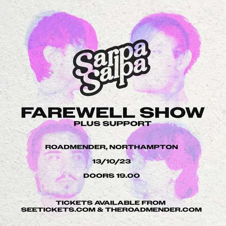 🎶 @SarpaSalpaMusic's farewell show will be at @Roadmender on Fri 13th Oct 🎟 Tickets are on sale from buff.ly/3LgFEQm