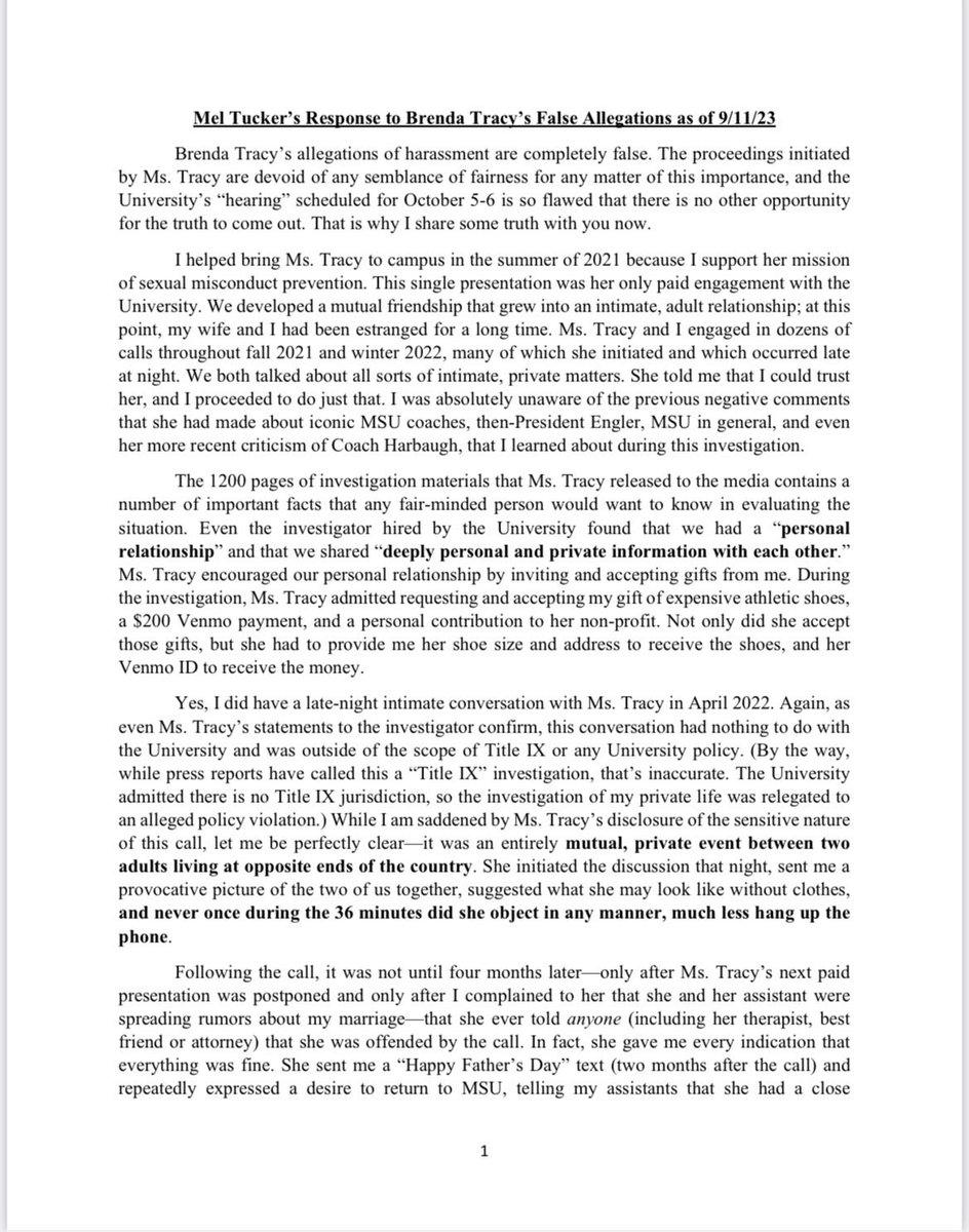 guycostigan316's tweet photo. 1) Tracy's story just ain't adding up for me. It just doesn't make sense. So she "froze" for 36 minutes while the man pleasured himself on the phone? Please. Not buying it. 2) Tuck put himself and his university in a bad spot, and brought shame to the school. He still has to go. https://t.co/D2tVa8cyGG