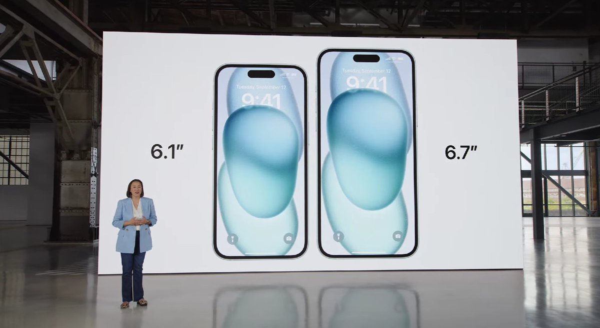 phonsoftware's tweet photo. الكشف رسميا عن سلسلة الآيفون 15

-  تقنية Dynamic Island للتنبيهات والتحكم السريع للتطبيقات
- شاشة Super Retina XDR 
-إضاءة 2000 شمعة
- حجم 6.1 للآيفون 15 
- حجم 6.7 للآيفون 15 بل
#AppleEvent https://t.co/kOXuyUSARR
