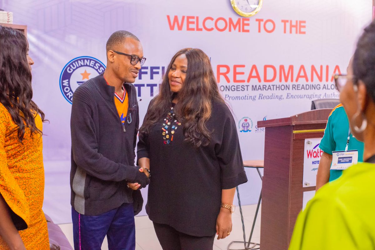 Ediflo7's tweet photo. READMANIA: Echoes from the Audience

Mrs Idongesit Etiebiet, Commissioner for Education, Akwa Ibom State;

"I congratulate Mr John Obot, it is a worthy feat. Congratulations to Akwa all Ibomites.

#Readmania
#ReadToLead
#JohnObotReadsAloud
#UyoBookClub

© READMANIA MEDIA
12092023 https://t.co/TxUiouIpA6