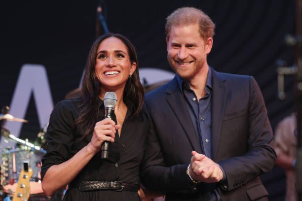 Meghan, The Duchess of Sussex addressing the friends and family event tonight presented by Amazon Web services and Fisherhouse foundation #InvictusGamesDüsseldorf