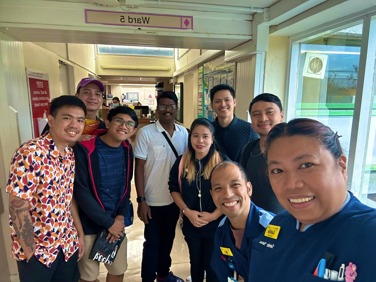 I was introduced to these new IENs today and showed them around alongside RJ… welcome to Frimley Health everyone 🎉🎉🎉

#IENs #FHFT