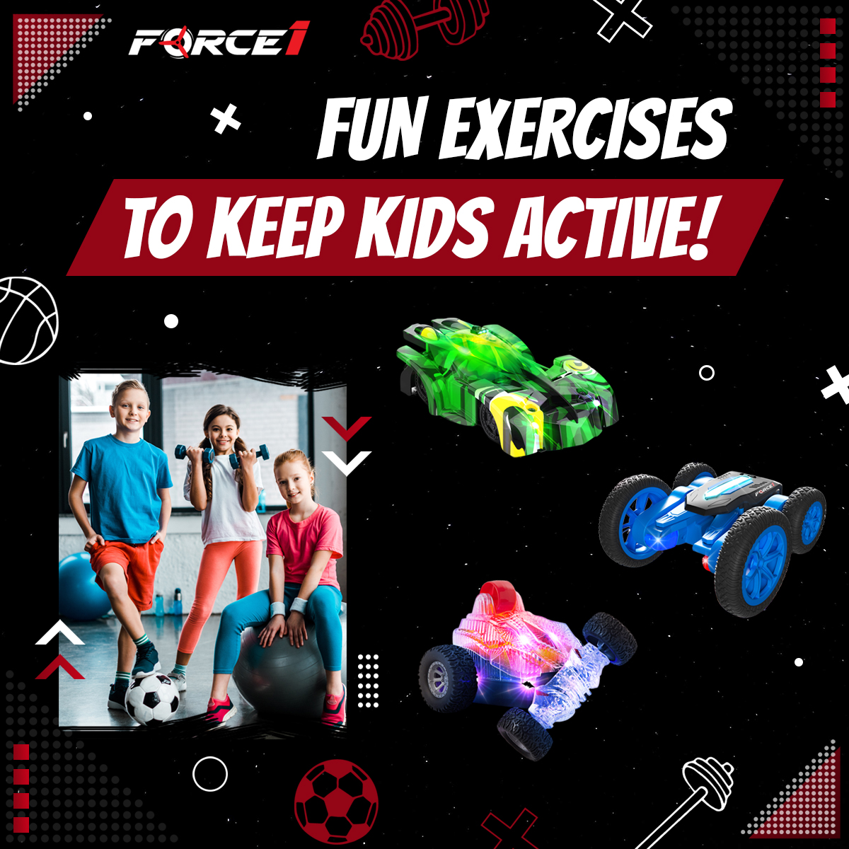 Your Autumn workout is here! 🍂

To keep your kids energized and active this September, we’ve gathered the best exercise ideas you can do with your family.

Join us as we say hello to an active and exciting September!

Read Here 👉🏻bit.ly/489L1Lg

#Force1RC #September