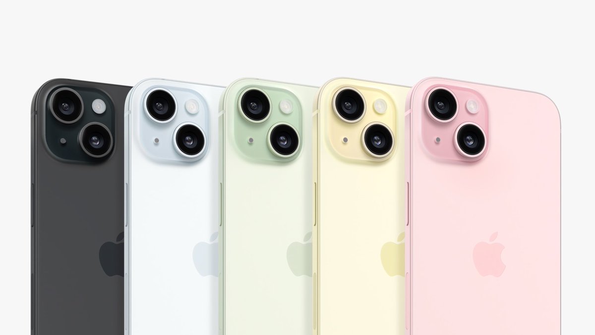 B24Screen's tweet photo. Eis o novo iPhone 15 📱 #AppleEvent https://t.co/MH7Y1BsDPh