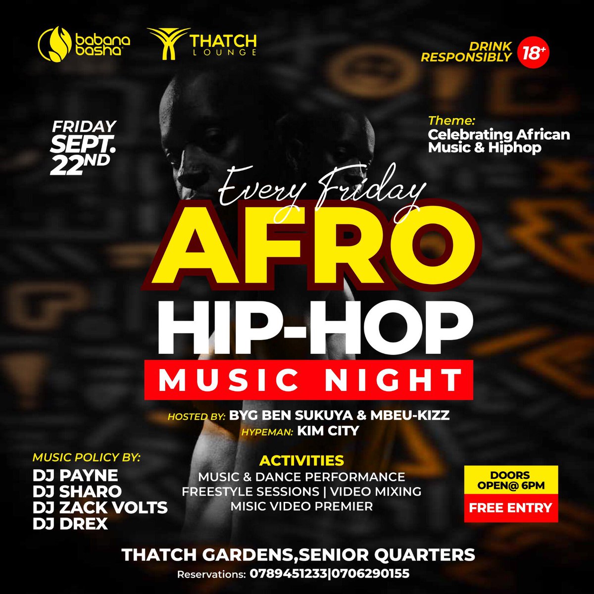 SUKUYA___'s tweet photo. Starting NEXT Friday 22nd September at   Thatch Gardens Mbale. Bringing Art to the Party 🔥🔌 https://t.co/fkNVYkAEdT