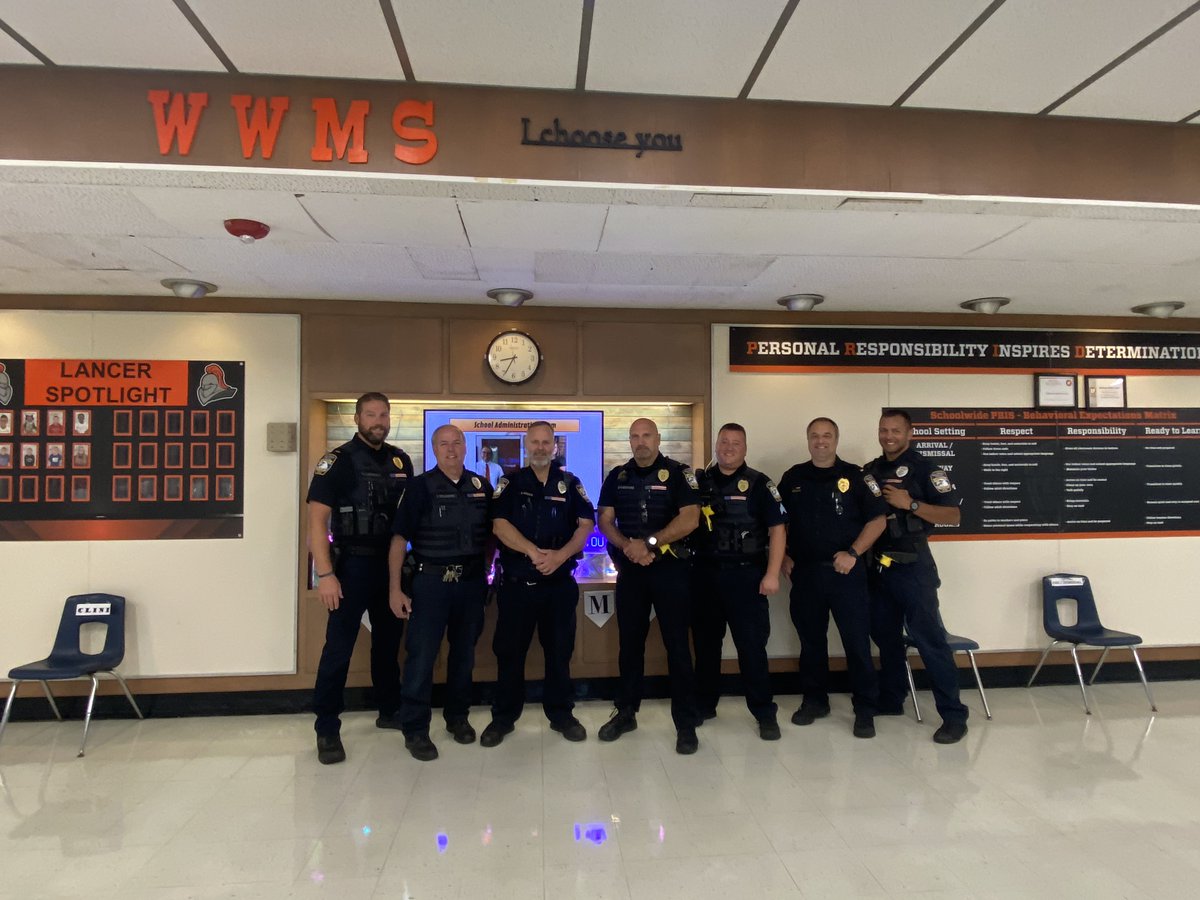 Thank you to Willowick Police for your dedication and for keeping our students, staff and community safe.  We're always happy to have you!  <a href="/WillowickPolice/">Willowick Police</a> <a href="/WESPRDirector/">Gina Kevern</a> <a href="/WESchools/">Willoughby-Eastlake City Schools</a>