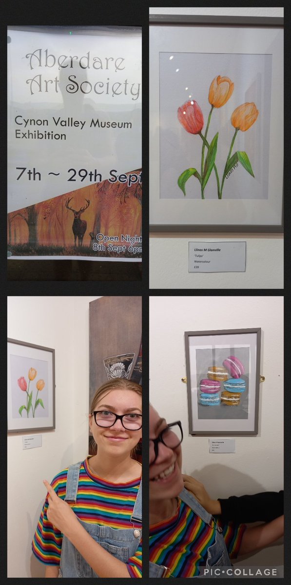 CA4 YG Cwm Rhondda (@ca4ygcr) on Twitter photo Llongyfarchiadau ar arddangosfa arbennig arall, Llinos!! 2 allan o 3 darn o gelf wedi gwerthu ar y noson gyntaf!! 🖼🎨
Another successful exhibition for Llinos! Huge congratulations! 🎨🖼
<a href="/CelfYGCR/">Yr Adran Gelf YGCR</a> Llongyfarchiadau ar arddangosfa arbennig arall, Llinos!! 2 allan o 3 darn o gelf wedi gwerthu ar y noson gyntaf!! 🖼🎨
Another successful exhibition for Llinos! Huge congratulations! 🎨🖼
<a href="/CelfYGCR/">Yr Adran Gelf YGCR</a>