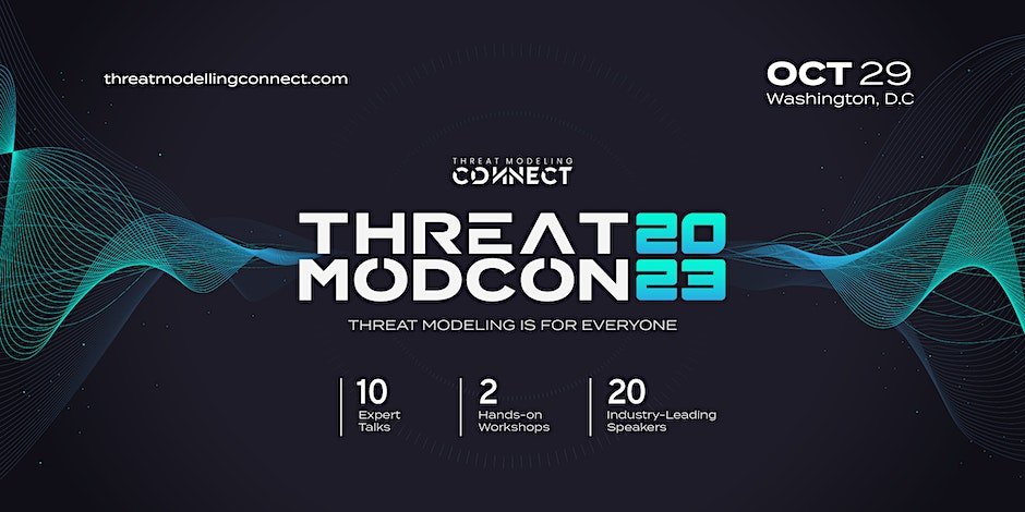 Lütfü Mert Ceylan (@lutfumertceylan) on Twitter photo I am pleased to attend the first International Threat Modeling conference in the industry to meet, interact, and connect with top TM practitioners, ThreatModcon 2023, as an audience and meet valuable people, which will be held in Washington, D.C on October 29th.
Thanks to the I am pleased to attend the first International Threat Modeling conference in the industry to meet, interact, and connect with top TM practitioners, ThreatModcon 2023, as an audience and meet valuable people, which will be held in Washington, D.C on October 29th.
Thanks to the