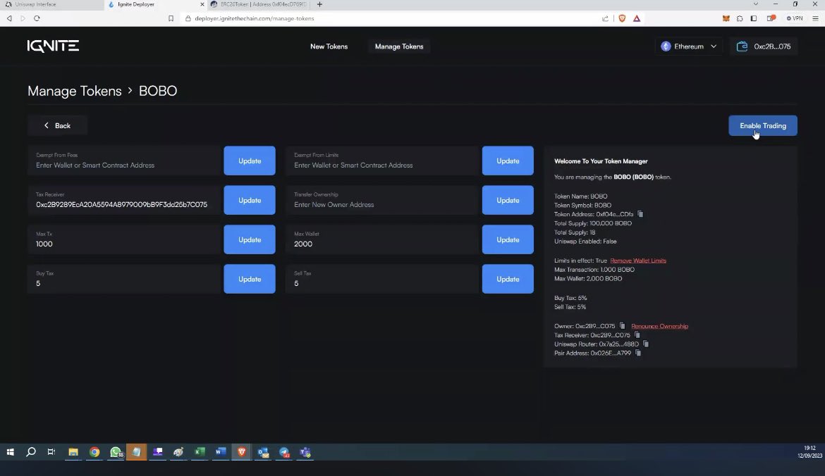 saikatcryptocal's tweet photo. Bullish development update from @IgniteTheChain token deployer will be live today, it’s completely free to use and absolutely zero coding knowledge is needed!
Not only that you can manage the token functions using the deployer dapp rather than etherscan..
#IgniteChain #IGNT https://t.co/kYO9aRmoym