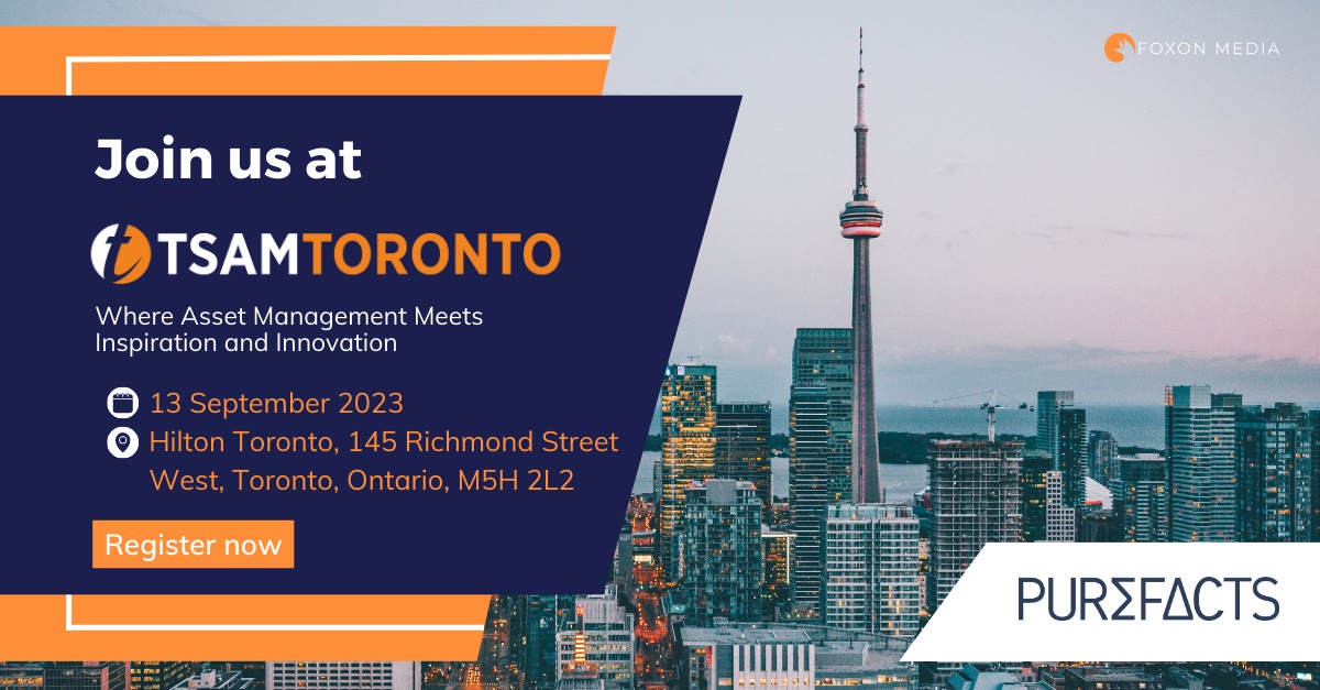 One more day until TSAM - The Summit for Asset Management in Toronto! Stop by the PureFacts Booth #1 to say hi 👋
#toronto #assetmanagement #tsamtoronto #assetmanagementsoftware