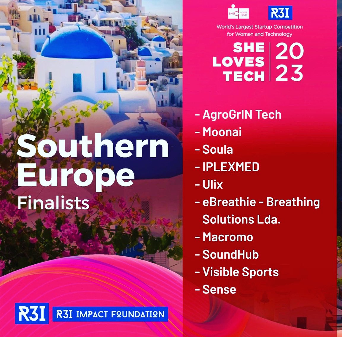iplexmed's tweet photo. We are honored to be selected for the Southern Europe Region Finals of the @SheLovesTechOrg competition! Join us as we embark on this exciting journey! #SheLovesTech #Medtech #IPLEXMED https://t.co/M5CXrQ9PHY