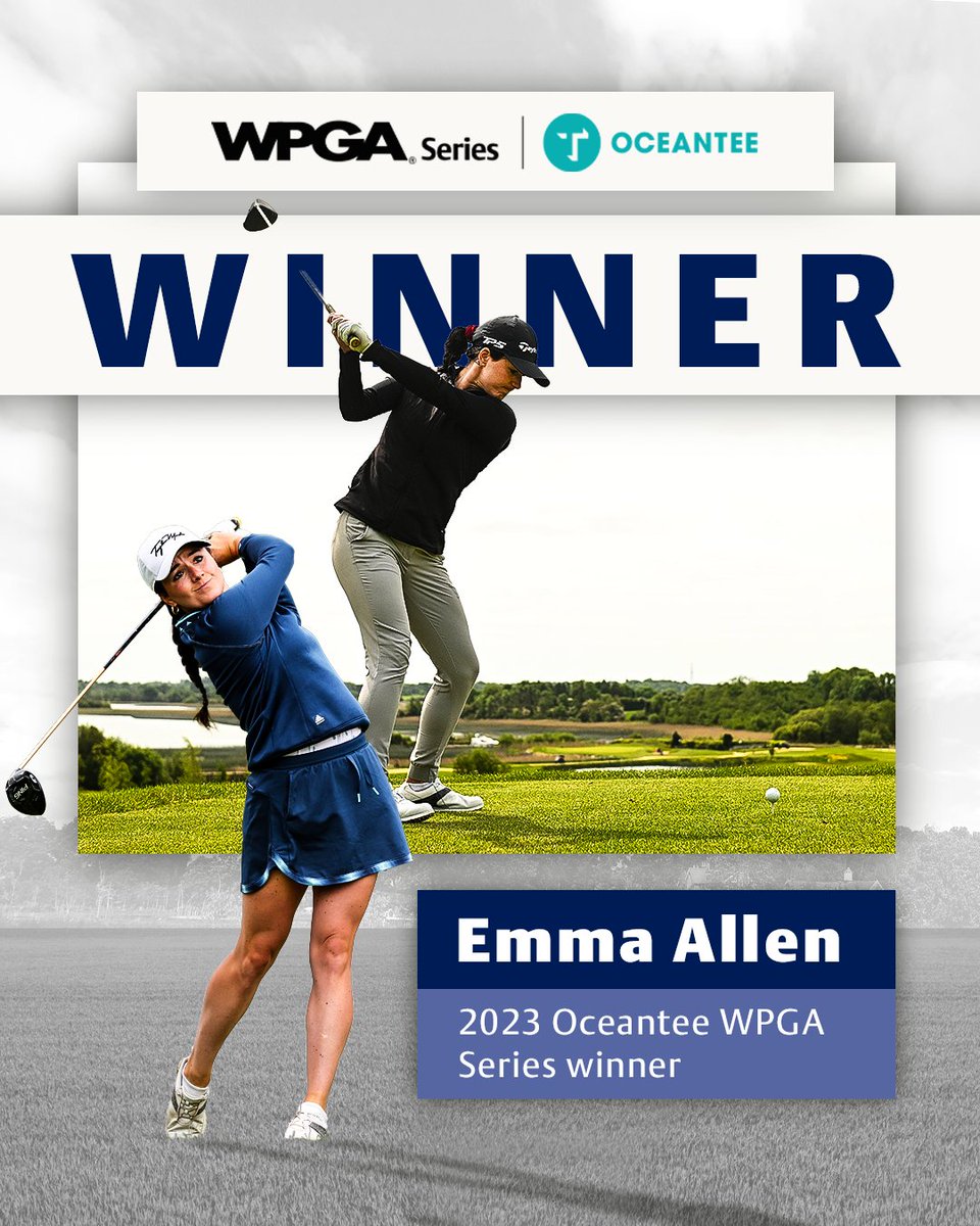 🏆 Congratulations to @EmmaCharlotte97 on winning the 2023 @OceanTeeGolf WPGA Series Order of Merit 🙌 Emma was announced as the winner following the conclusion of the final event of the series at @LanarkGolfClub Read more ➡️ bitly.ws/UyJG #OceanTeeWPGASeries23