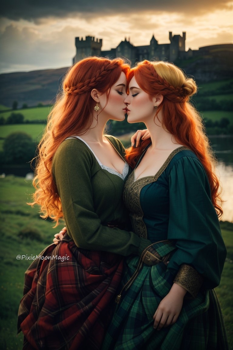 PixieMoonMagic's tweet photo. Inspired by watching "The Quiet Man".
#SapphicSeptember #sapphic #WLW #wlwart #AIArtwork #lgbtromance #romanticart https://t.co/LeSq3sZEJX