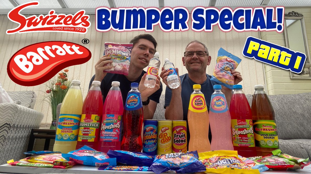 So I've gone mad with this one and this time we're doing a Bumper Special on Barratt &amp; Swizzels to see how the Drinks compare ot their Sweets counterparts.

youtube.com/watch?v=DGW86P…

#sweets #drinks #review #apple #cherry #barrattsweets #swizzelssweets #drinksreview #colossalvids