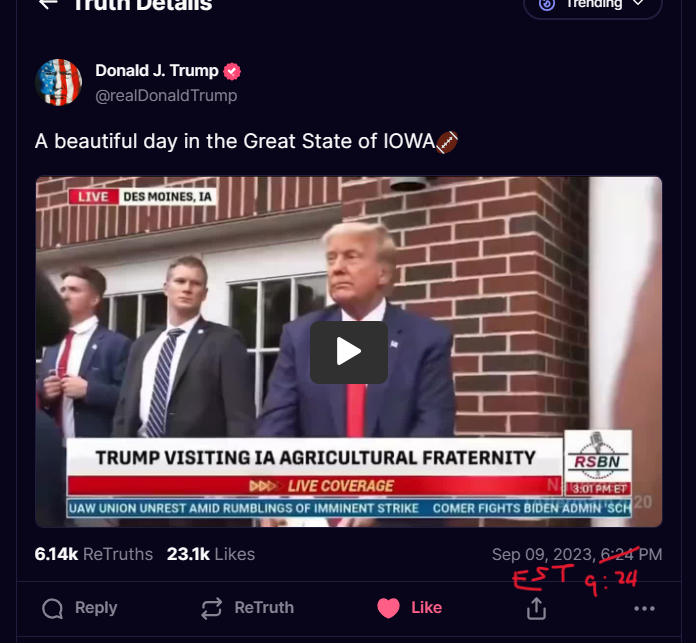 Kimberlyrja8's tweet photo. @idontexistTore @Allenma15086871 My thoughts from TS:
Let's see when the Impeachment hearings are sched, maybe 10/8...my guess is that b4 the hearing (if the hearing is for crimes, etc.) Biden will fall "ill" and then [THEY] will look to replace him via being unable to perform because of HEALTH. #changeofbatter https://t.co/nelwF7CmFa