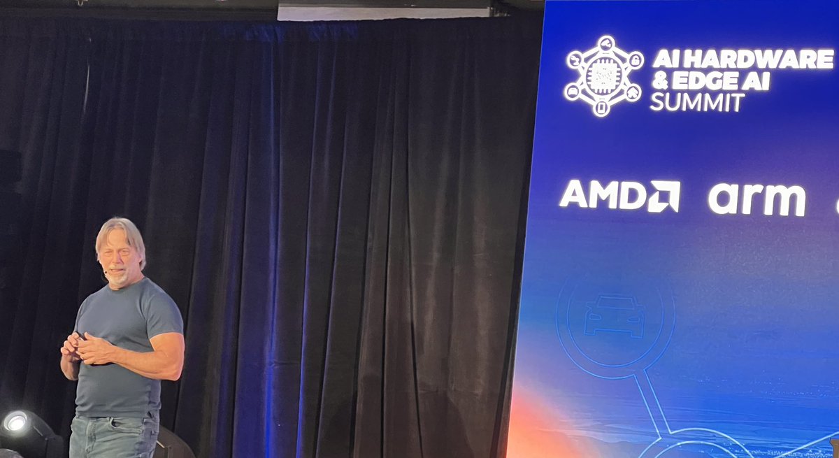 DavidBennett__'s tweet image. Exciting times at the #aihardware summit.

@tenstorrent out in full force.
Ran in to the awesome @dylan522p and @sallywf.

Our CEO, Jim Keller (@jimkxa) is now giving the keynote.

Come join us!
