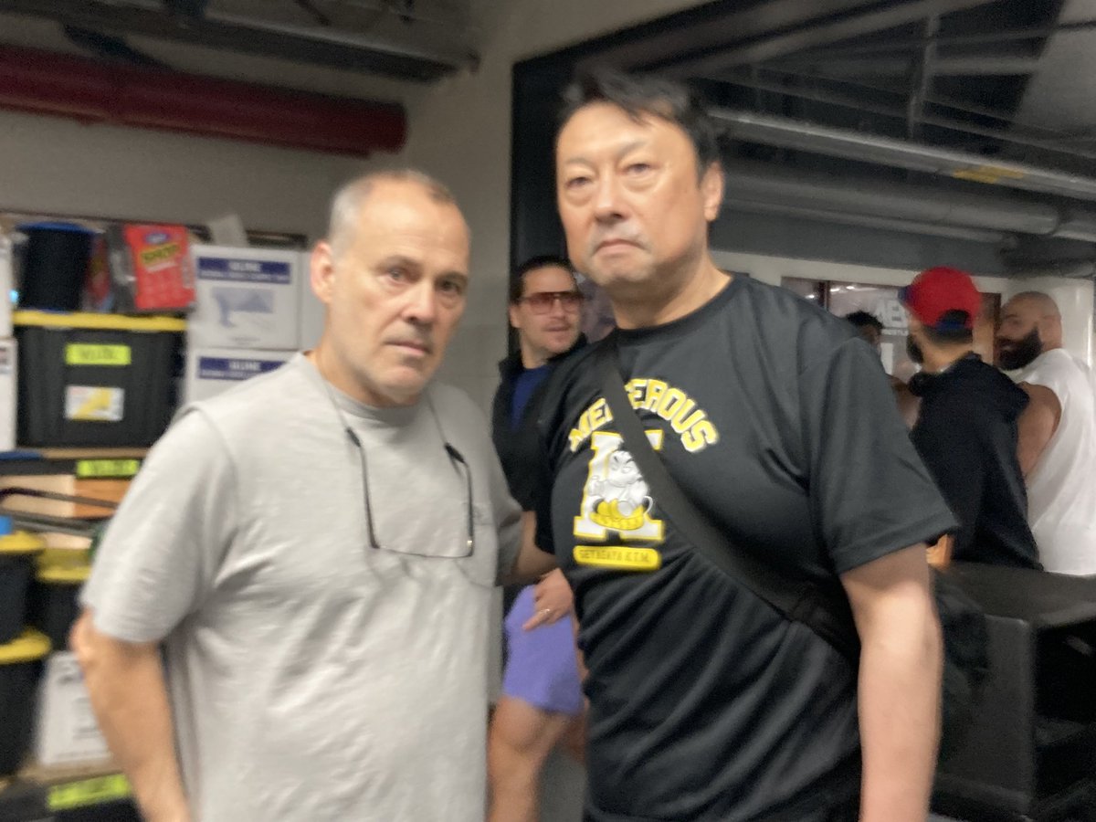 POV: you told Kawada and Dean that wrestling is 'fun' and should involve comedy