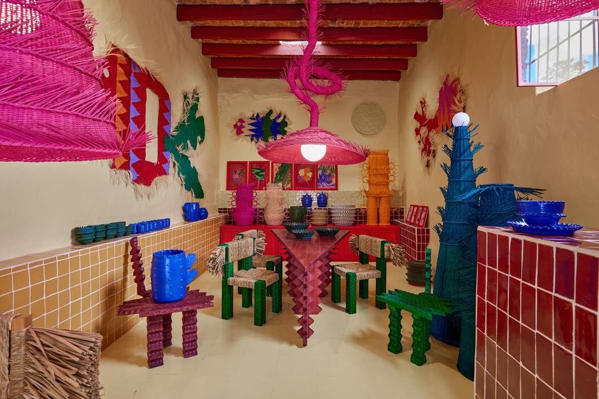 CastleFraming's tweet photo. Mestiz’s Furniture and Fixtures Meld Vibrant Craft Traditions with Mexican Flora and Fauna https://t.co/SUsPyC81Ox https://t.co/msGZrb4uZK