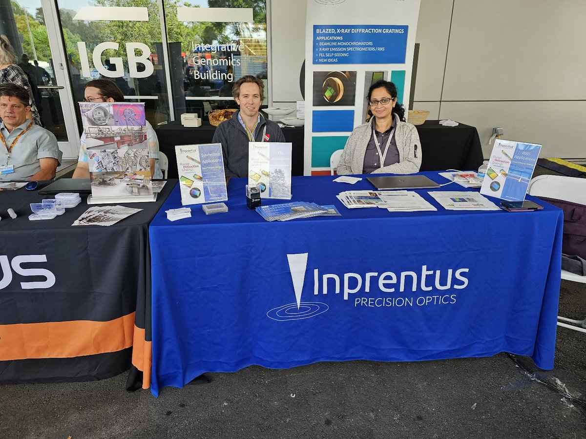 Inprentus is proud to sponsor the 2023 ALS user meeting @advlightsource at the Lawerence Berkeley National Lab. Come talk to us at our booth in Building 91 at the Exhibitor lounge about #highefficiency #blazed gratings made using our unique #mechanicalruling #technology.