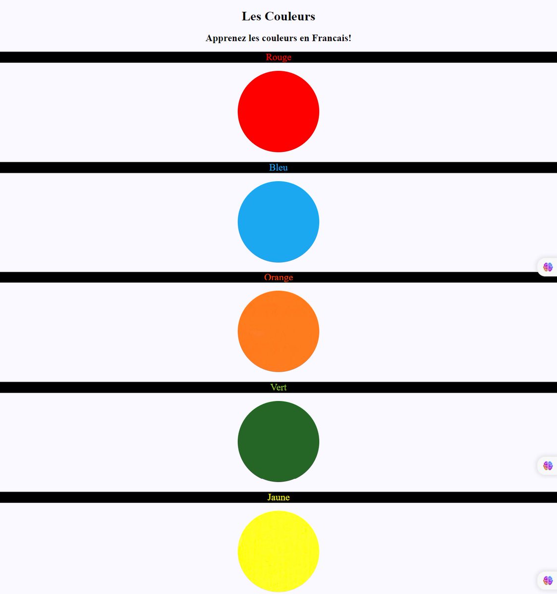 Sausdeveloper's tweet photo. Day 20 of #100daysofcodechallenge :
- Class, ID, Attribute Xp
- CSS colors
and a little French lesson for you..
#webdev #100DaysOfCode #appbrewery #angelayu https://t.co/Vn4d2qqKjr