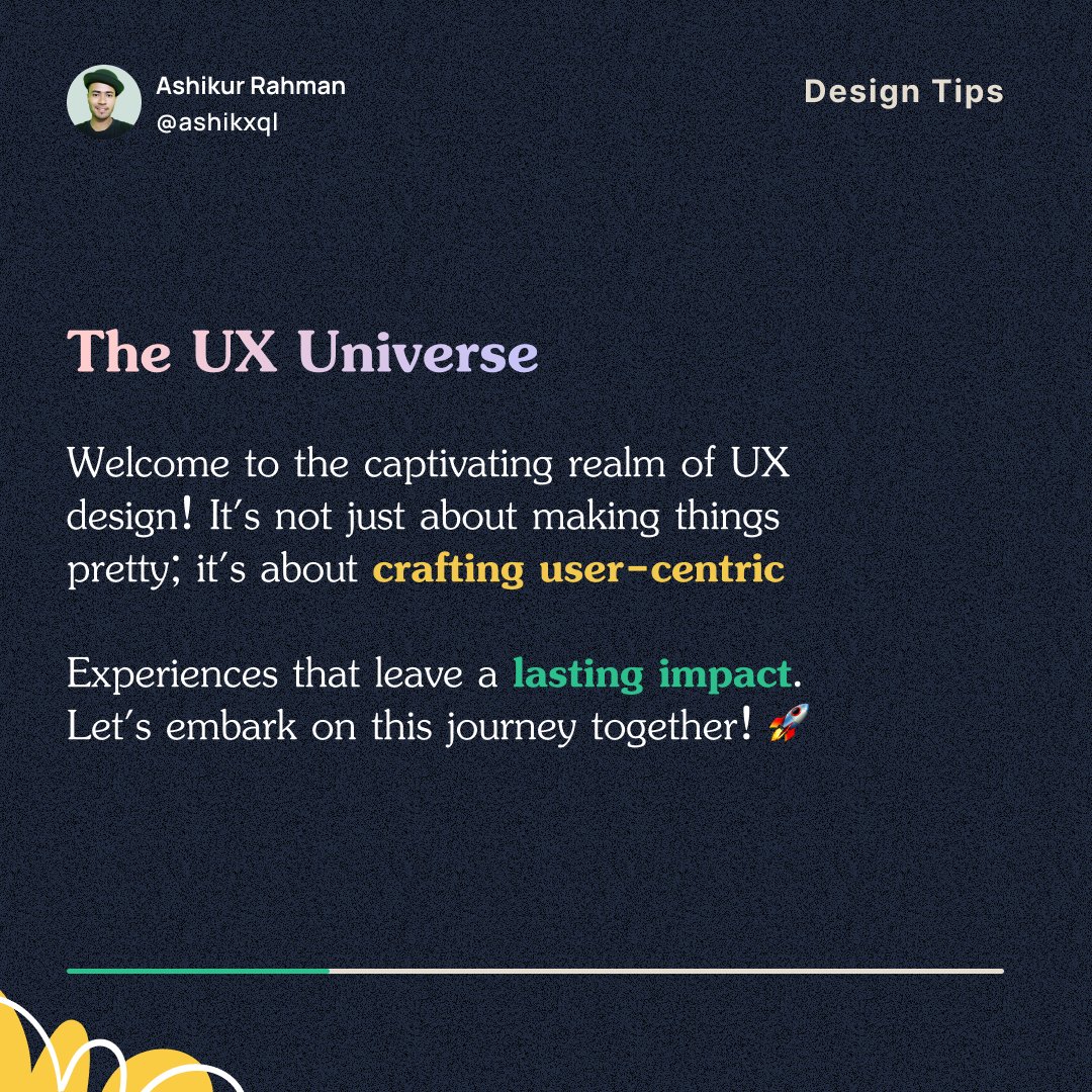 ashikxql's tweet photo. 👌 Usability is a key component of good UX design

#UXDesign #UsabilityMatters #UserExperience #DesignForUsers #UserCenteredDesign #UXResearch #IntuitiveDesign #UsabilityTesting #HumanCenteredDesign #UserFriendly #UXStrategy #UserJourney #DesignThinking #AccessibleDesign #UX https://t.co/NixJqjgikW
