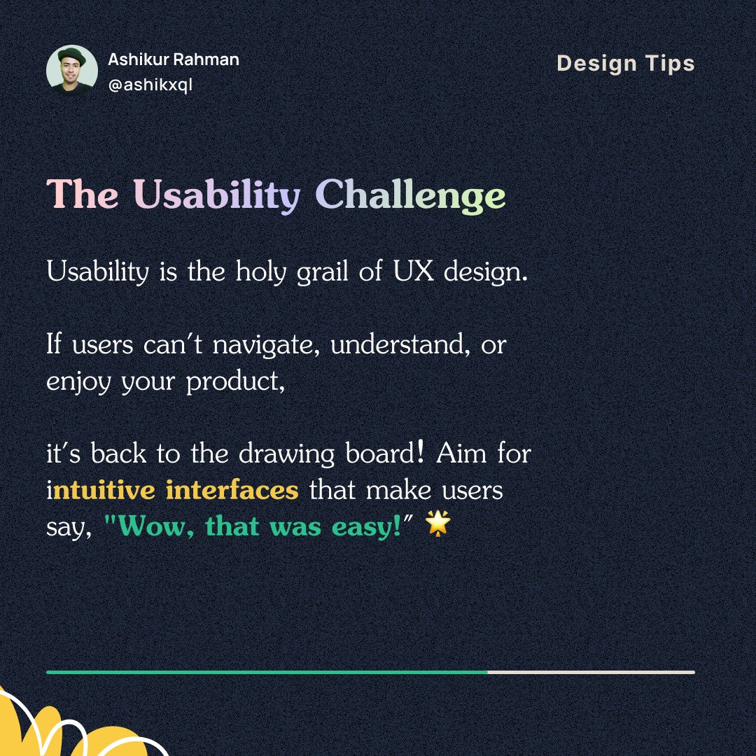 ashikxql's tweet photo. 👌 Usability is a key component of good UX design

#UXDesign #UsabilityMatters #UserExperience #DesignForUsers #UserCenteredDesign #UXResearch #IntuitiveDesign #UsabilityTesting #HumanCenteredDesign #UserFriendly #UXStrategy #UserJourney #DesignThinking #AccessibleDesign #UX https://t.co/NixJqjgikW