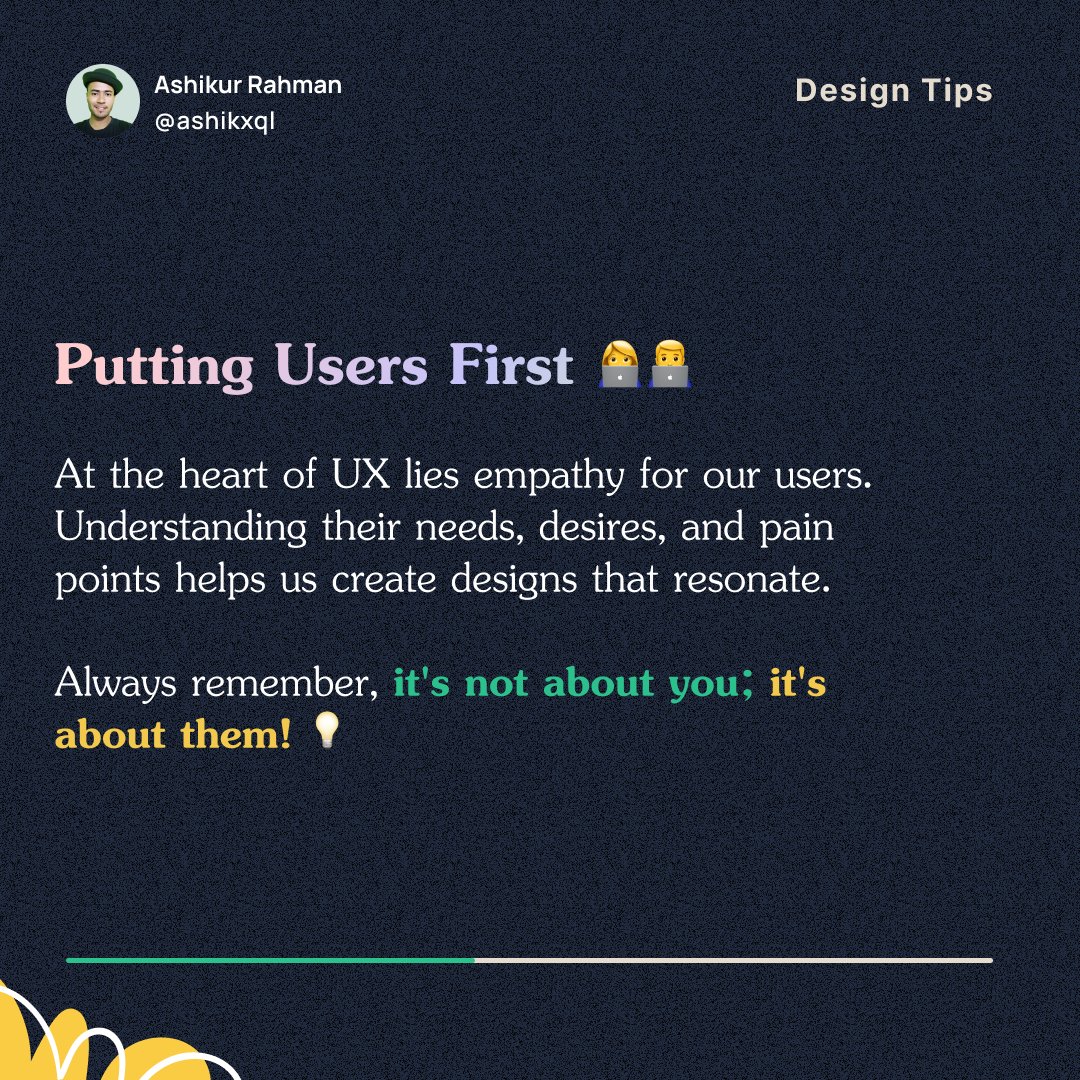 ashikxql's tweet photo. 👌 Usability is a key component of good UX design

#UXDesign #UsabilityMatters #UserExperience #DesignForUsers #UserCenteredDesign #UXResearch #IntuitiveDesign #UsabilityTesting #HumanCenteredDesign #UserFriendly #UXStrategy #UserJourney #DesignThinking #AccessibleDesign #UX https://t.co/NixJqjgikW