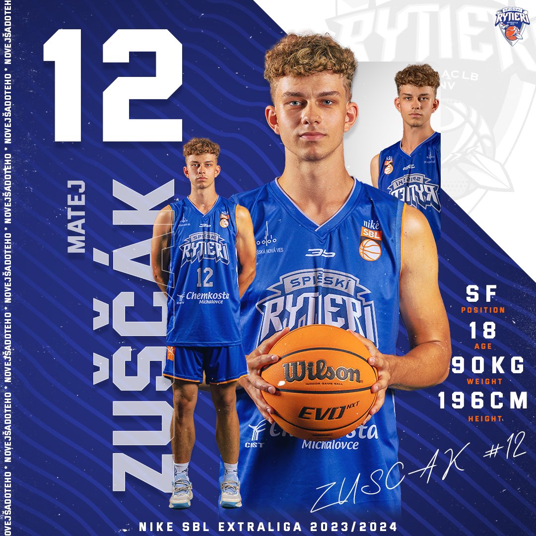 Dovoľte, aby sme vám postupne predstavili Rytierov na sezónu 2023/2024. Začneme mladíkmi, ktorí v bronzovej sezóne zberali svoje prvé minúty ⏱🏀
  
Jeden z nich je Matej Zuščák, ktorý najčastejšie hráva na pozícii malé krídlo.