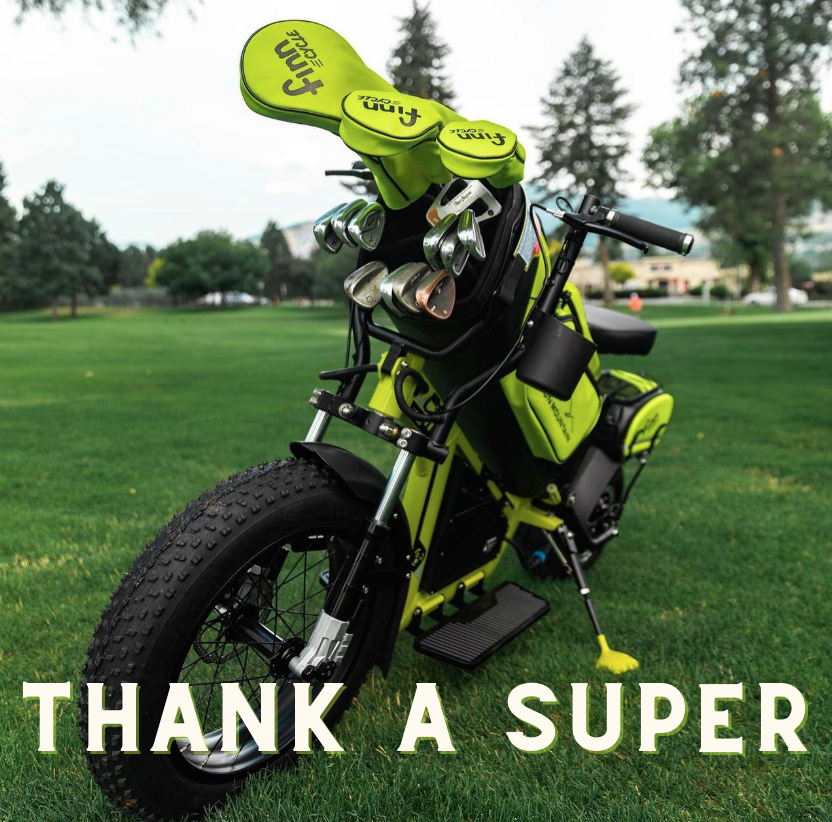 Thank YOU to the Superintendents who care for our courses. Today, and every day, we appreciate you! #FinnCycles #FinnScooters #GolfSuperintendent #ThankASuper