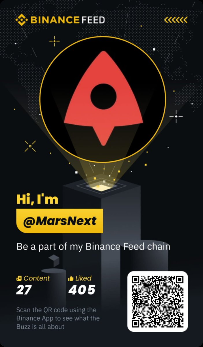 0xMarsNext's tweet image. Follow #marsnext on #Binance Feed

binance.com/en/feed/profil…