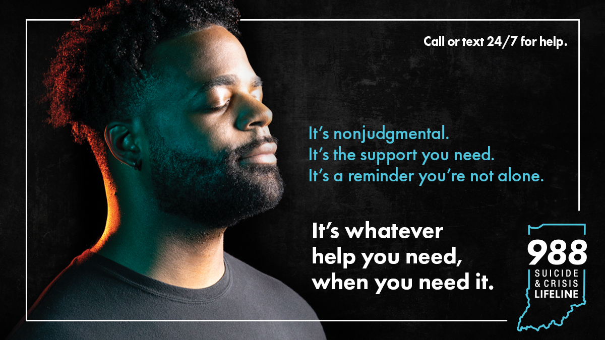This #NationalSuicidePreventionMonth, I am proud to work for the <a href="/FSSAIndiana/">Indiana FSSA</a>, which has a nation-leading in-state answer rate of more than 90% after the launch of the 988 Suicide &amp; Crisis Lifeline.