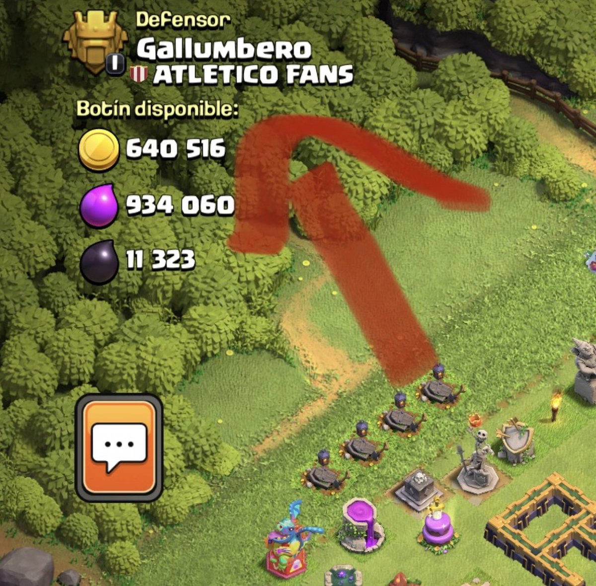 JorgeDi69165947's tweet image. Yo jugando en mi juego favorito @ClashofClans me topo esto jajajaj,  los Atlético te los encuentras llorando en cualquier parte .😂😂😂 Es que son perdedores en todo 😂😂😂#llorones
