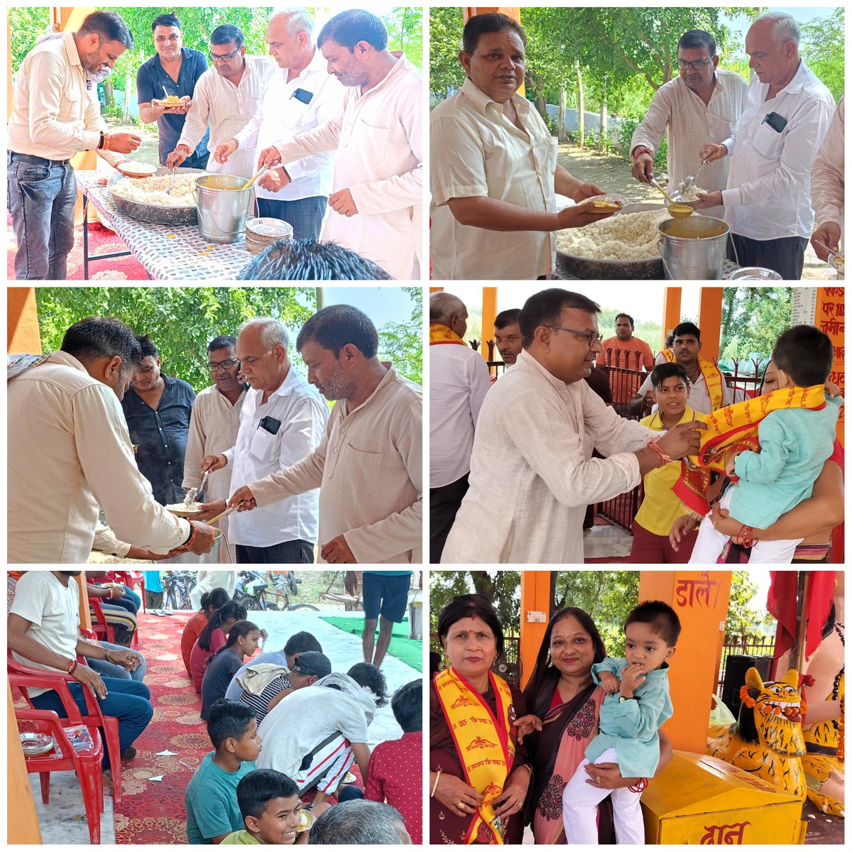 itarun_jindal's tweet photo. आज अपने गांव #गेझा में गोरखनाथ मन्दिर परिसर में लगातार 24 वर्षों से आयोजित हों रहे गोरखनाथ मेले के उपरांत श्रीकृष्ण जी की छ्ठी बड़ी धूमधाम से मनाई गई।प्रारम्भ में भगवान श्री कृष्ण जी को भोग लगाया।

इसके उपरांत विशाल #भंडारे का आयोजन किया गया! 
क्षेत्र के गणमान्य लोग उपस्थित रहे।। https://t.co/zUOtesxHpr