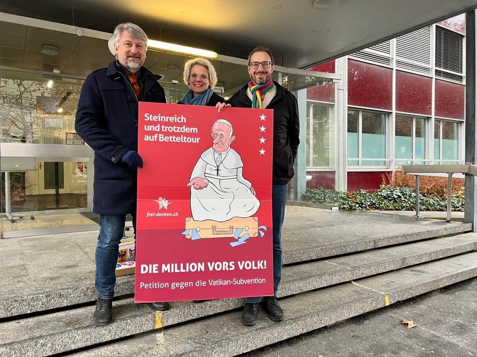 valabg's tweet photo. Einfach mal so in die Runde gefragt: Fühlt sich gut an, dieser Kirche auch noch Millionen hinten reinzubuttern? Aus Kulturfonds? Und Parlament und Volk haben nix dazu zu sagen?

Ja? @C_Darbellay https://t.co/Z4oTVSy7jN
