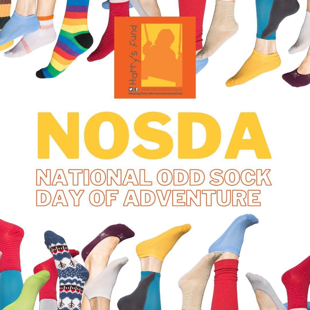 HarrysFund's tweet photo. Please wear your socks odd tomorrow in memory of Harry. Post your pics on all socials and don’t forget to tag #oddsocks4harry #Nosda #forever5 🧡 ☀️ 🗝️ 

Please share! 
Thank you x https://t.co/RxE67Ybzap