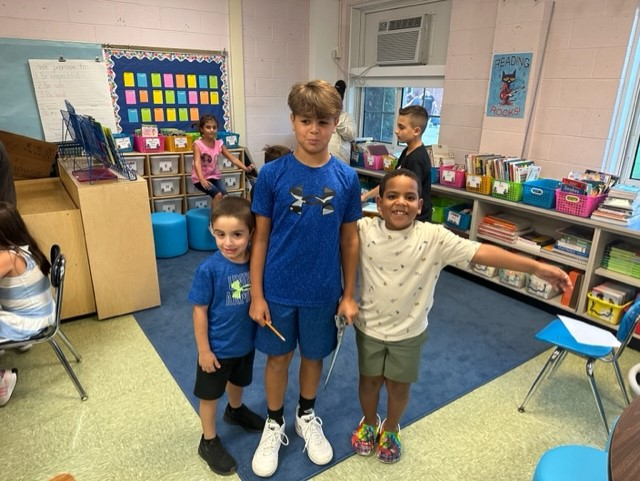 6th grader students buddied with 1st grade students to complete a classroom scavenger hunt. A fun opportunity for students to be role models and build relationships.