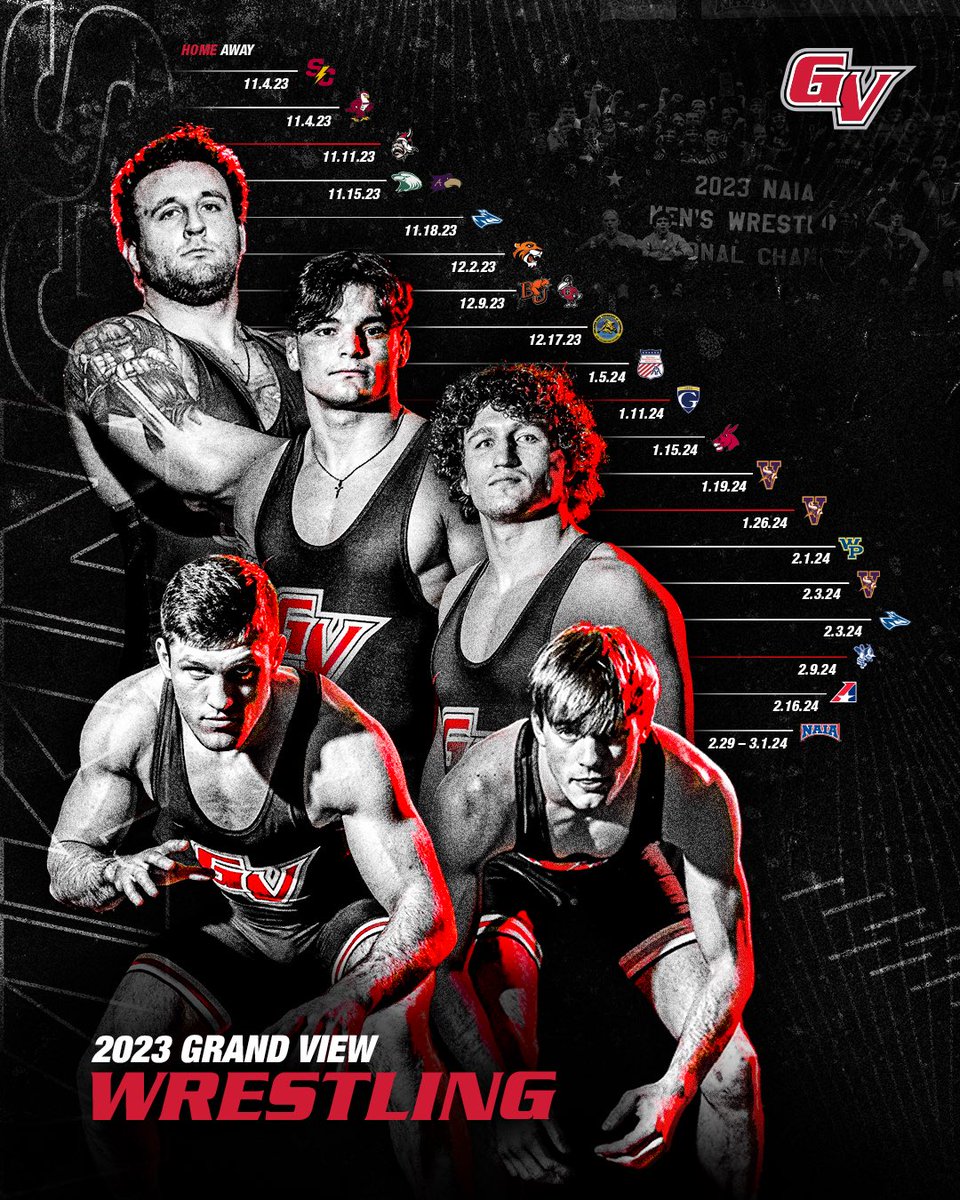 Vikings, mark your calendars. The 2023-24 schedule is here.

ℹ️ gvvikings.com/sports/mens-wr…

#ChampionshipLifestyle