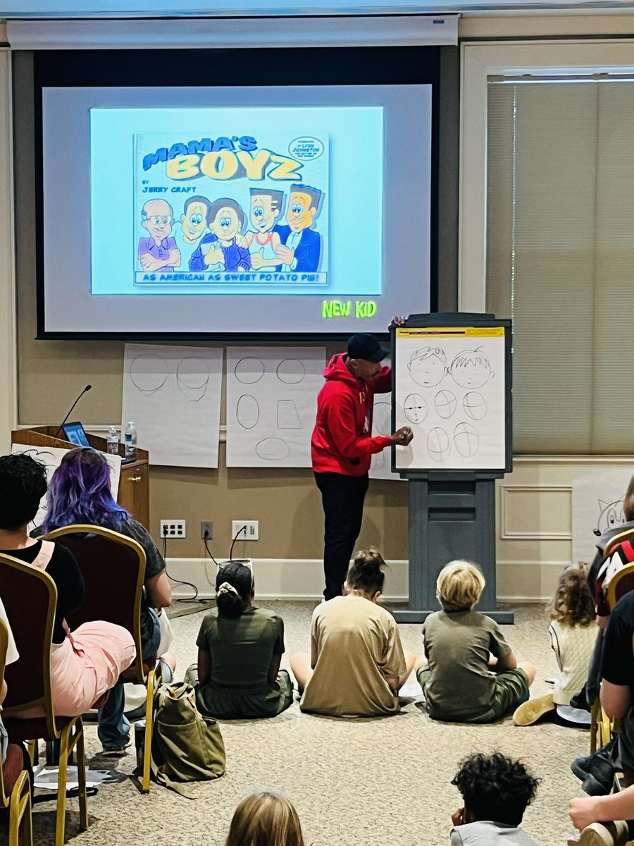 OverIntheLib's tweet image. We had an amazing time with the one and only @JerryCraft learning to illustrate! Our students in digital design, African American Lit, creative writing, and @FultonComics loved every minute! Thanks for making it happen, @knoxreads @ccyal @FriendsofKCPL and @865academies ❤️