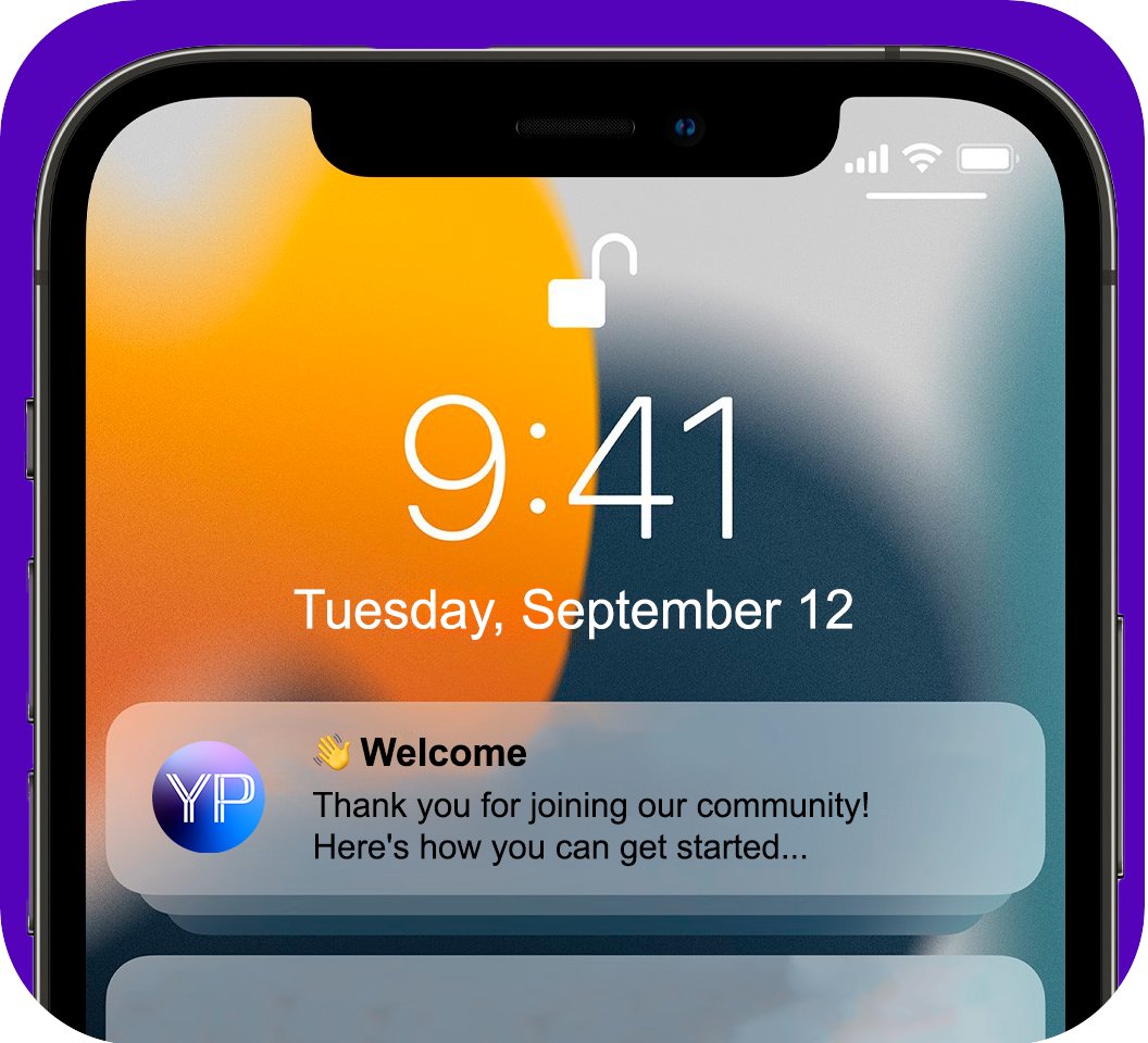 Reach your project users like never before! 

✨Send automated messages directly to the messaging app they use with our Campaigns.

✨Let them contact you at any time through our AI-powered Chatbots connected to a wallet or ENS.