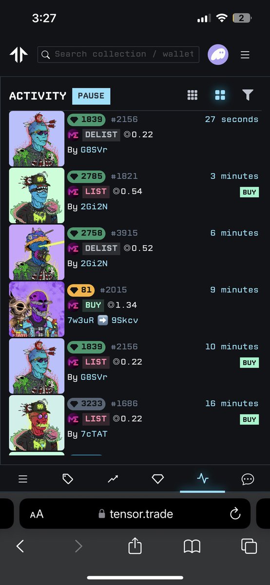 AYO 1.34 SALE???? DELISTINGS, SLIME GOONS IS FUCKING BACK NFA <a href="/SlimeGoonsNFT/">Slime Goons 🧪</a>