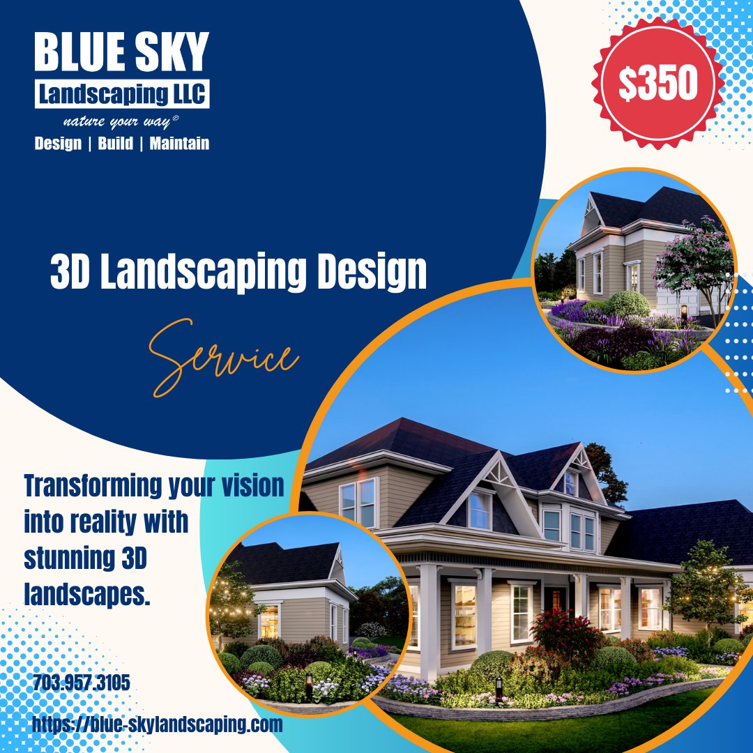 BlueSkyLScaping's tweet photo. Curious about what your dream garden would look like in real life? Our 2D and 3D rendering services let you see your vision come to life!
Contact us now!
https://t.co/9W2nSREn5V
#BlueSkyLandscaping #LandscapeDesign #2DRendering #3DRendering https://t.co/FrBmI9XFKG