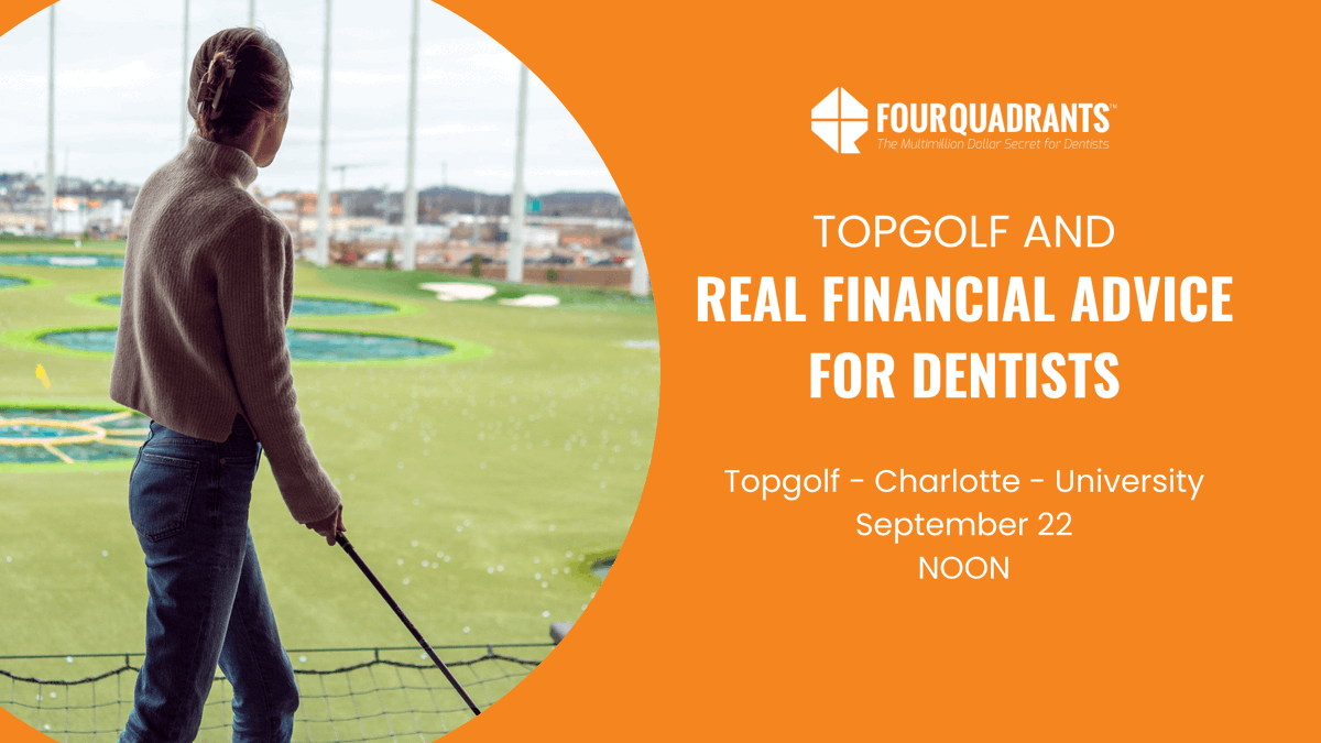 We are coming to Charlotte, NC next week! Join us for food, fun, and CE that can change your practice and your life. 
Register here: hubs.ly/Q021_JDd0

#Charlotte #Dentist #DentalSpecificFinancialAdvisor #MillionaireDentist #TopGolf #ItsYourLegacy