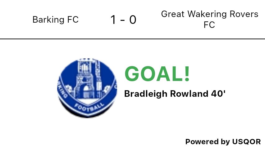barkingfc's tweet photo. 40 - GOAL! Nazor cuts it back to Brad Rowland on the edge of the box and his low shot finds the right side of the net! https://t.co/cN29ijAF5I
