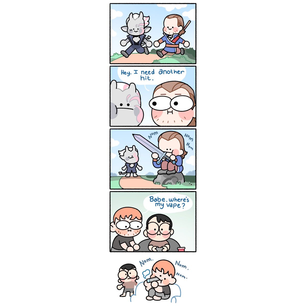 I’m basically dating my boyfriend. 
#baldursgate3 #baldursgate #gale #baldursgategale #dnd #dungeonsanddragons #comic