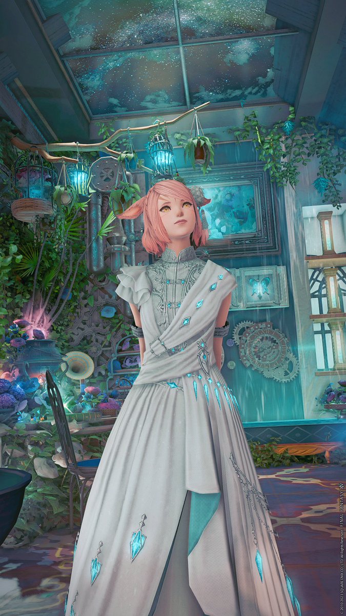 MeloccXIV's tweet photo. おはようございます🌞
🌷┊︎花BARプクレア┊︎#PuQulair┊︎
#おはミコ #FF14 #XIV_PICTCLIP
#ミコッテ #鼻黒ッテ
#本日のミコッテ https://t.co/T9PqLpLNAE