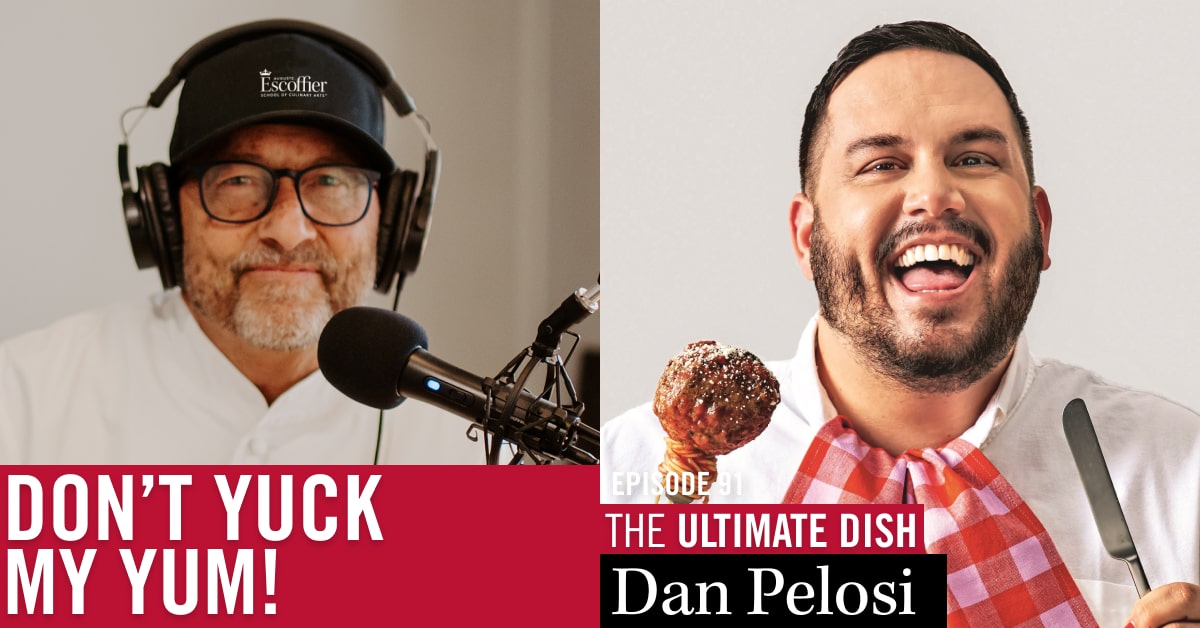 On this week's episode of #TheUltimateDishPodcast, <a href="/ChefKTBachmann/">Chef Kirk T Bachmann</a> is speaking with Dan Pelosi —better known as the “Italian-American meatball” behind <a href="/grossypelosi/">GrossyPelosi</a> on social media!
