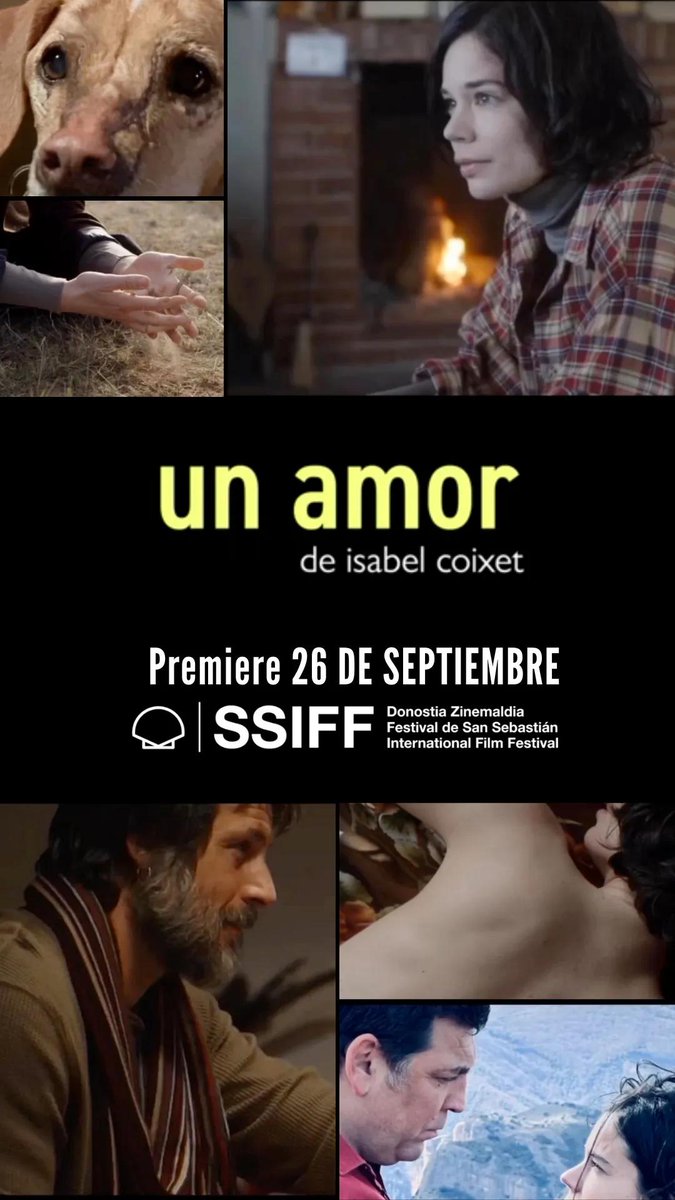 #Unamor se estrena el 26 de Septiembre en el Festival de Cine de San Sebastián
@rastacai 
#IsabelCoixet
#SaraMesa
#LaiaCosta
#hovikkeuchkerian